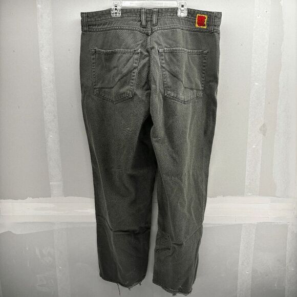 Empyre Relax Loose Fit Skate Jean Denim Pants Green Size 38x29 Wide Leg Baggy - Picture 4 of 10